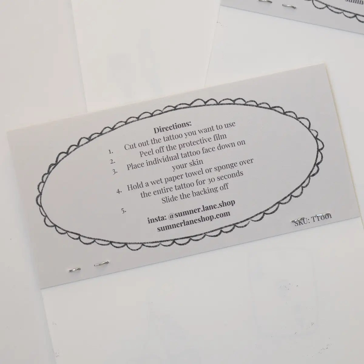 Dinner Party Tattoos