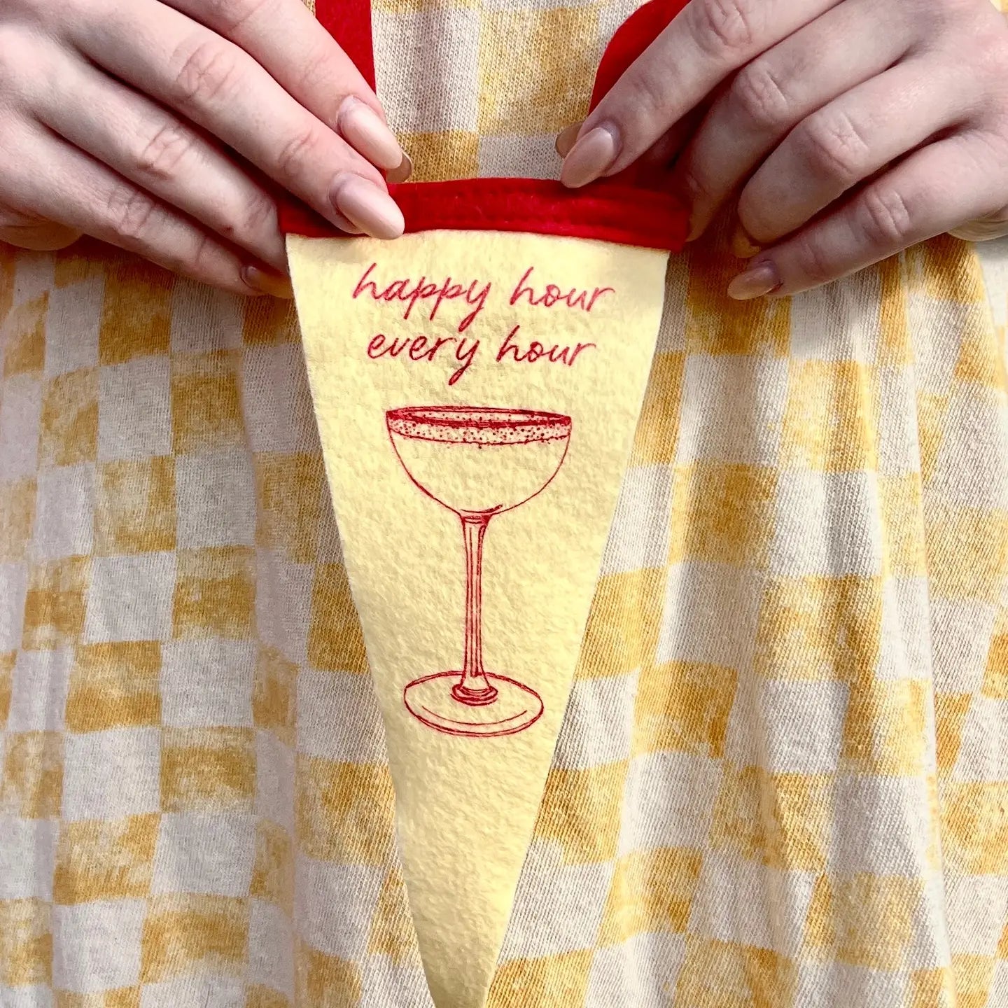 Happy Hour Every Hour Mini Pennant
