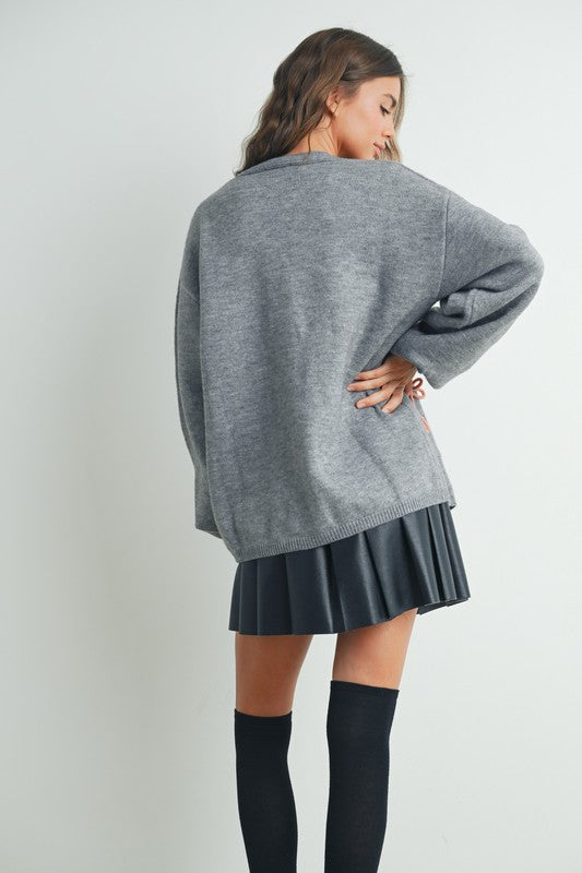 More Bows The Better Cardigan