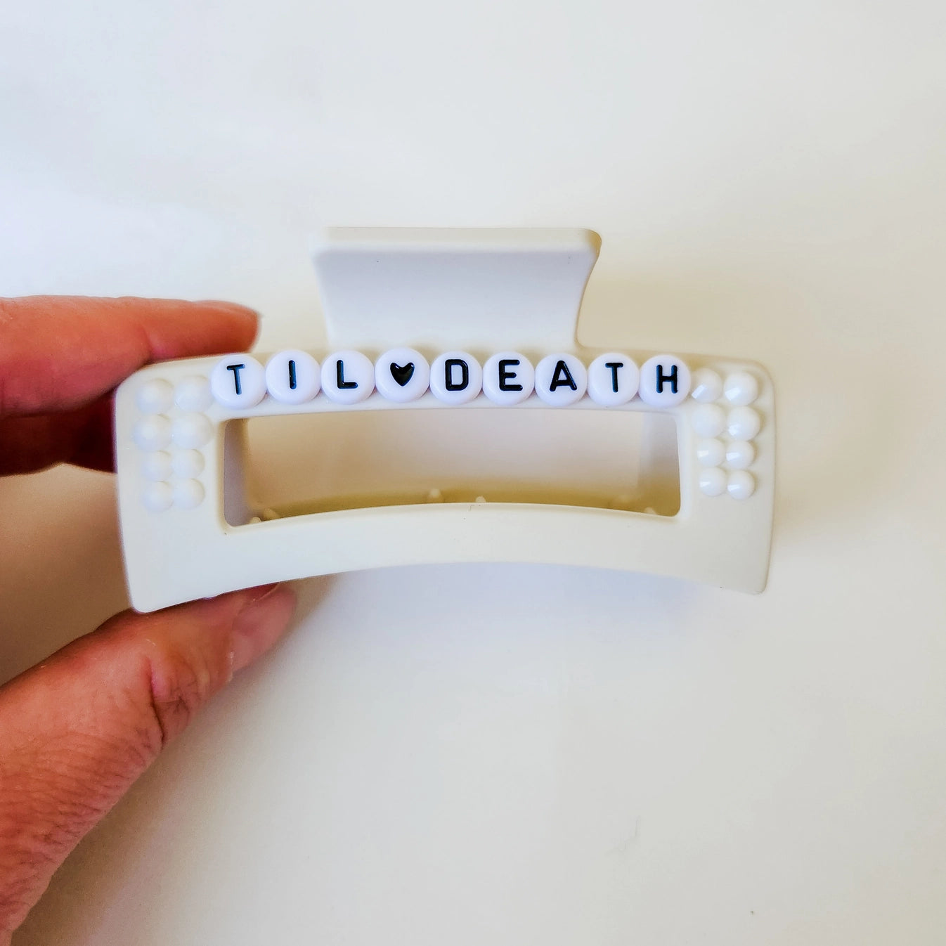 Til Death Wedding Claw Clip