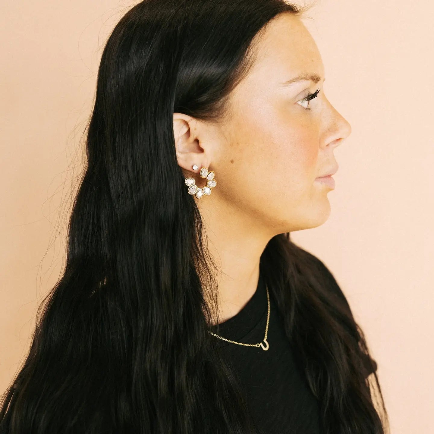 Ezzy Crystal Stud Earring