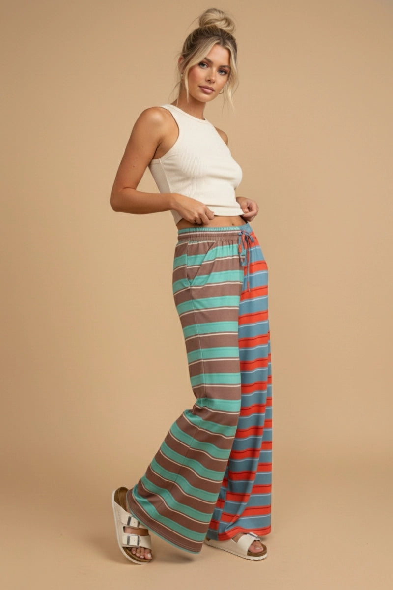 In Full Swing Stripped Pants