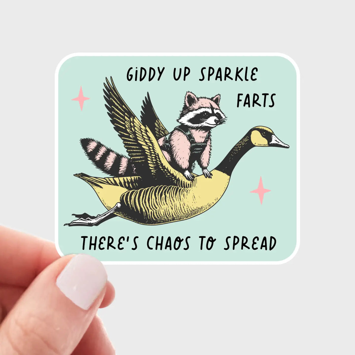 Giddy Up Sparkle Farts Sticker