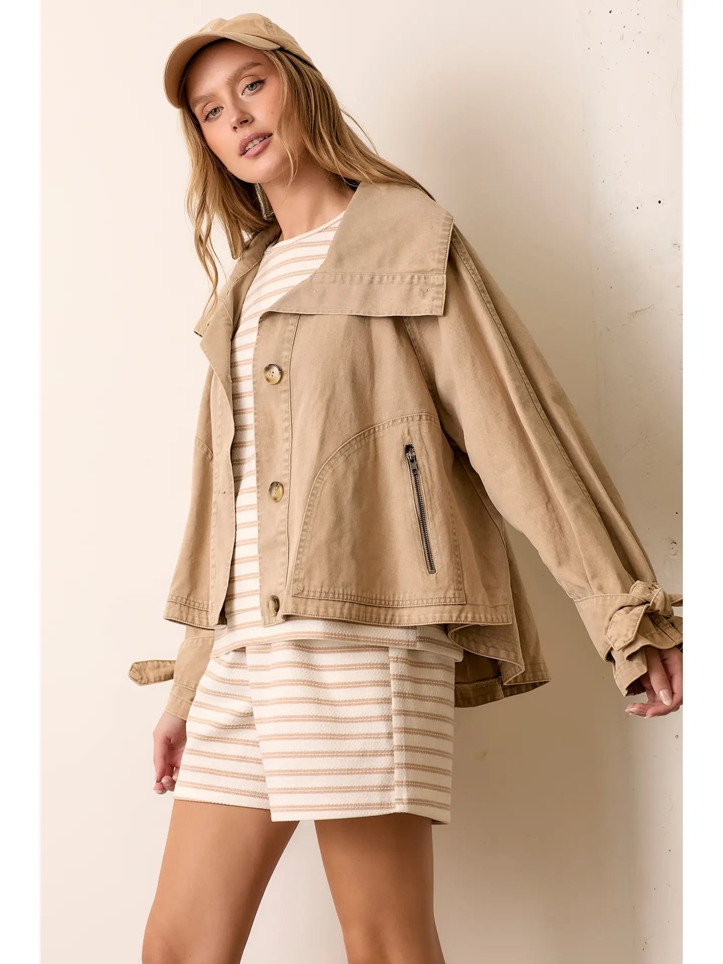 Washed Wide Jacket