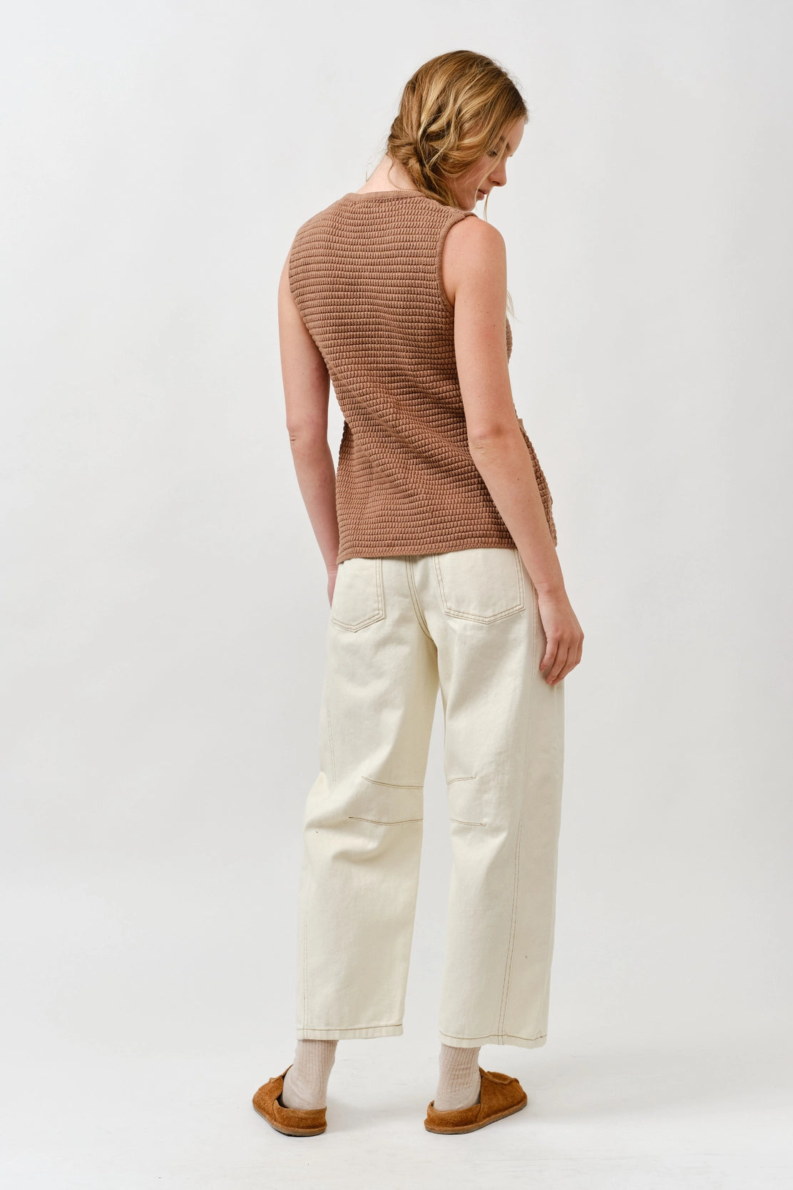 Lainey Sweater Vest - Mocha