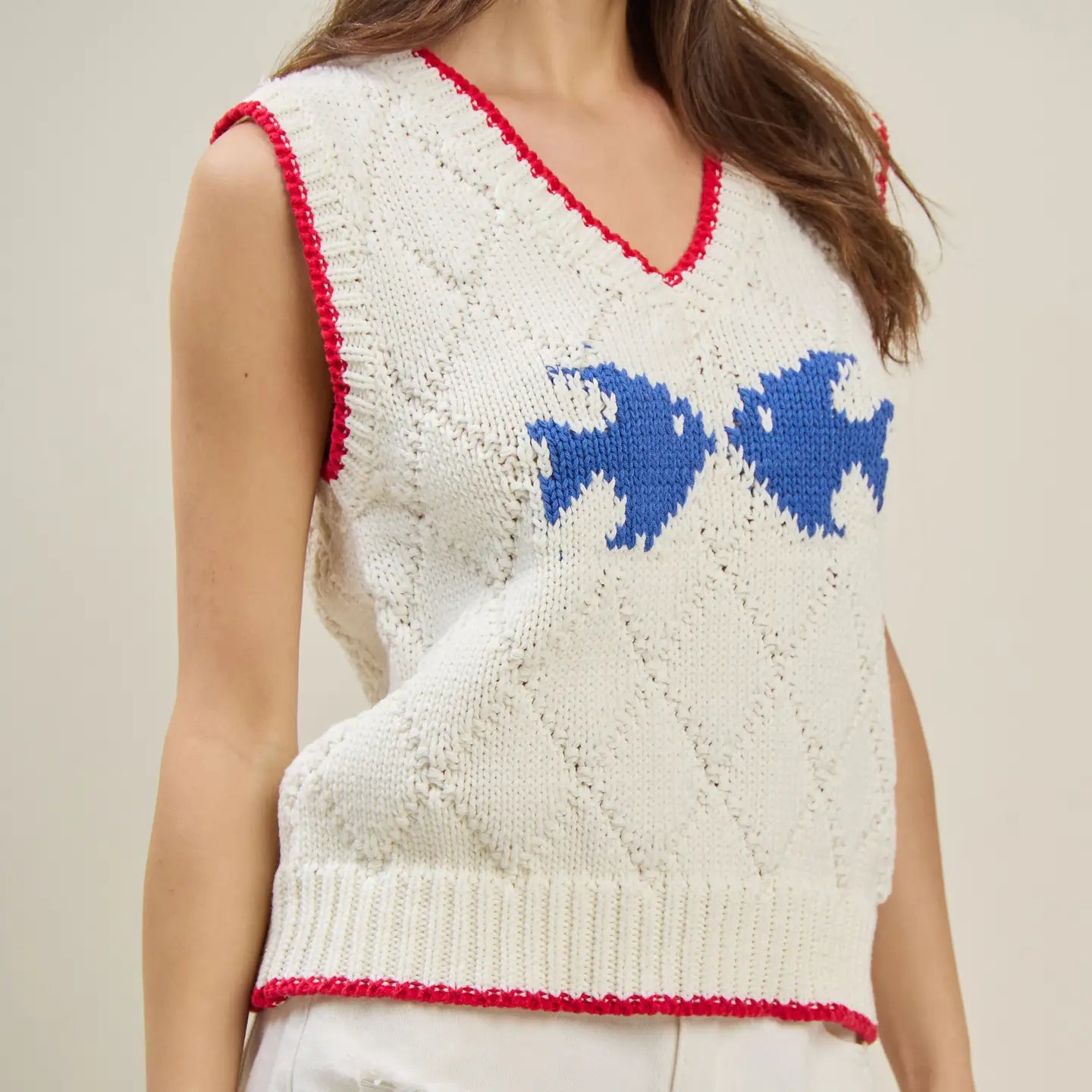 Fish Sweater Tank Top