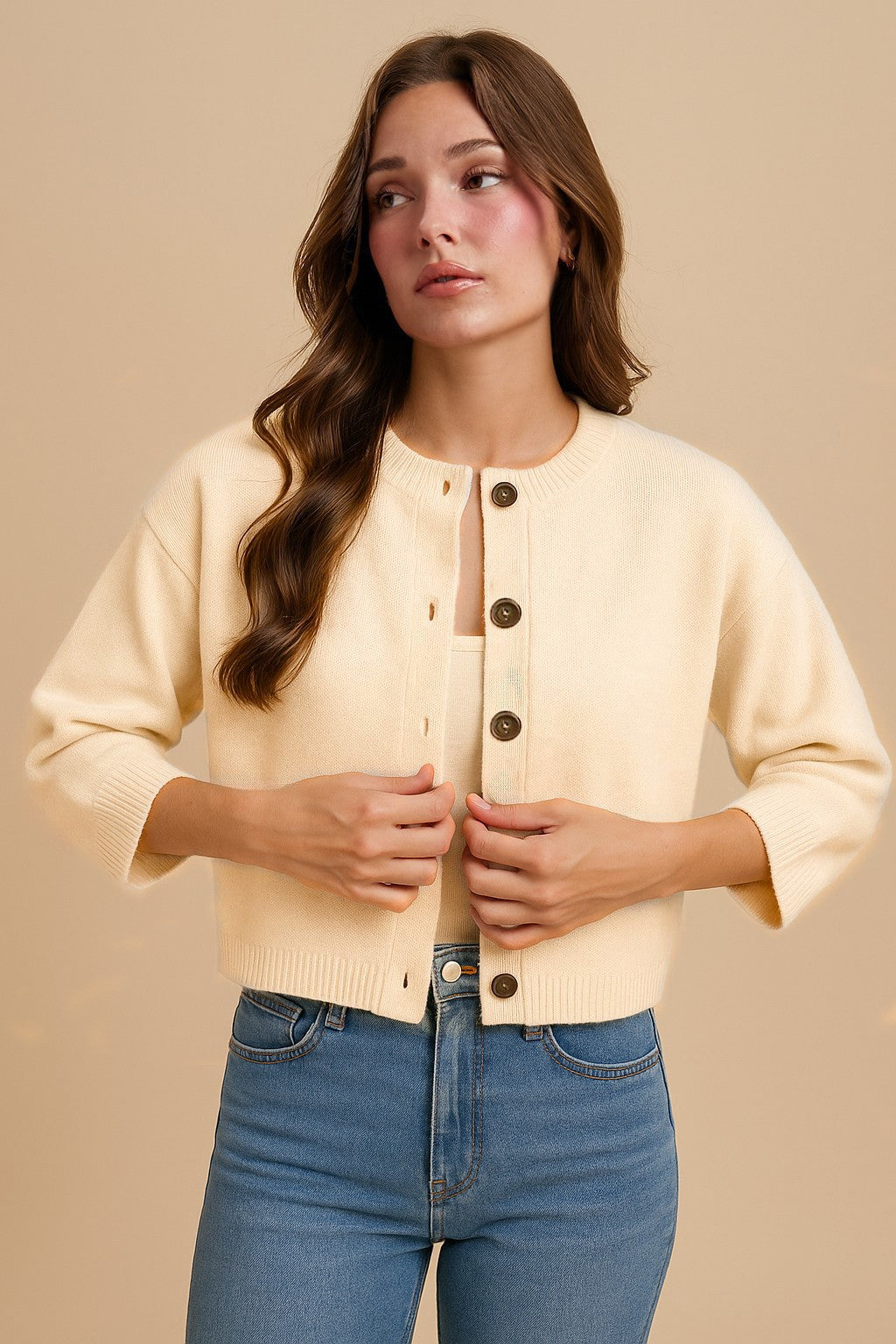 Hearth Half Sleeve Cardigan