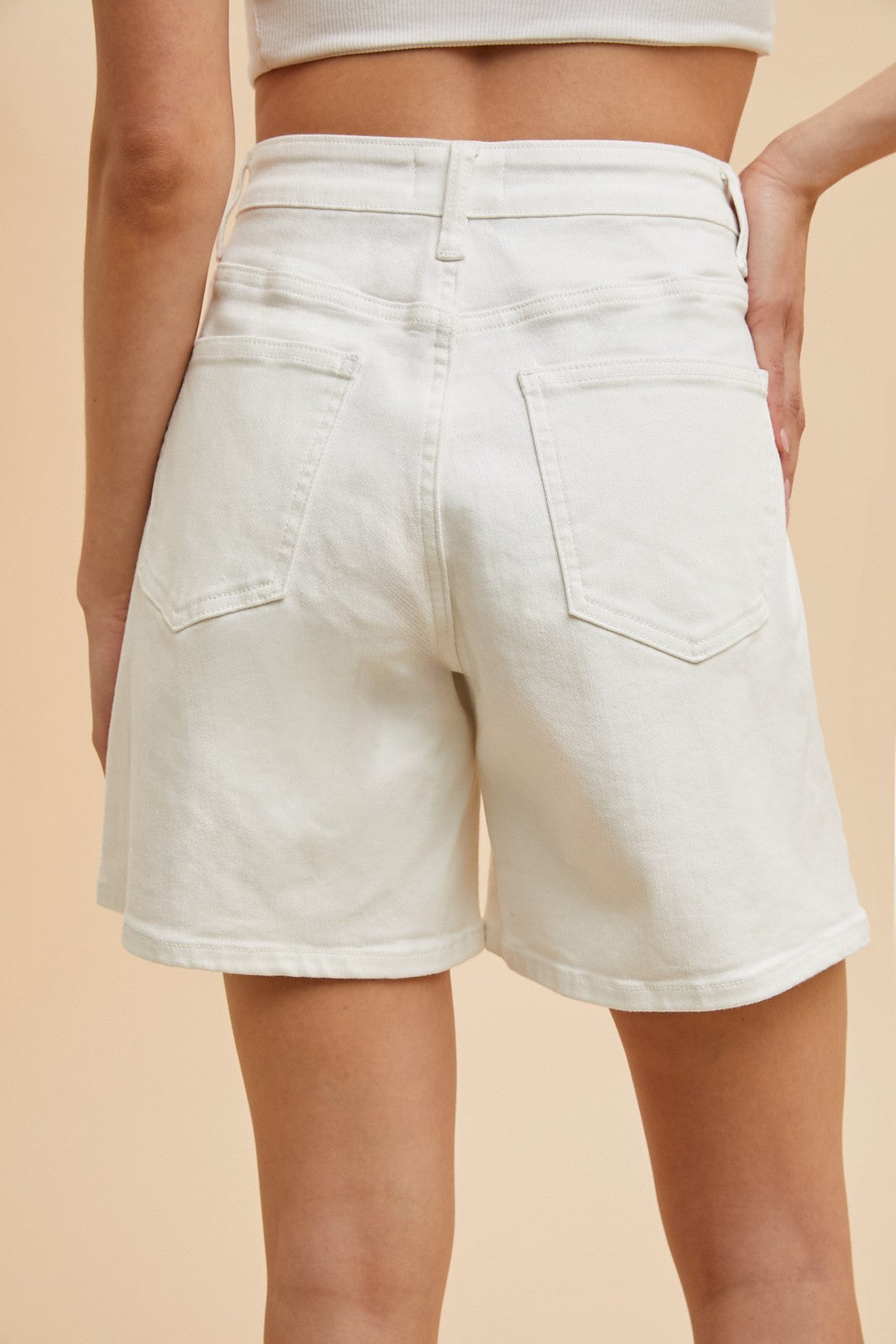 Jasmine Denim Mom Shorts