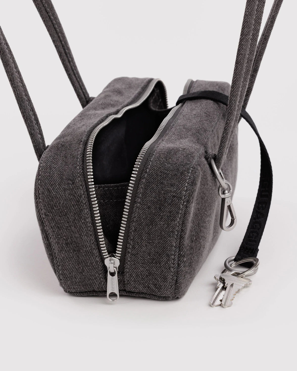 Baggu Small Denim Bowler Bag