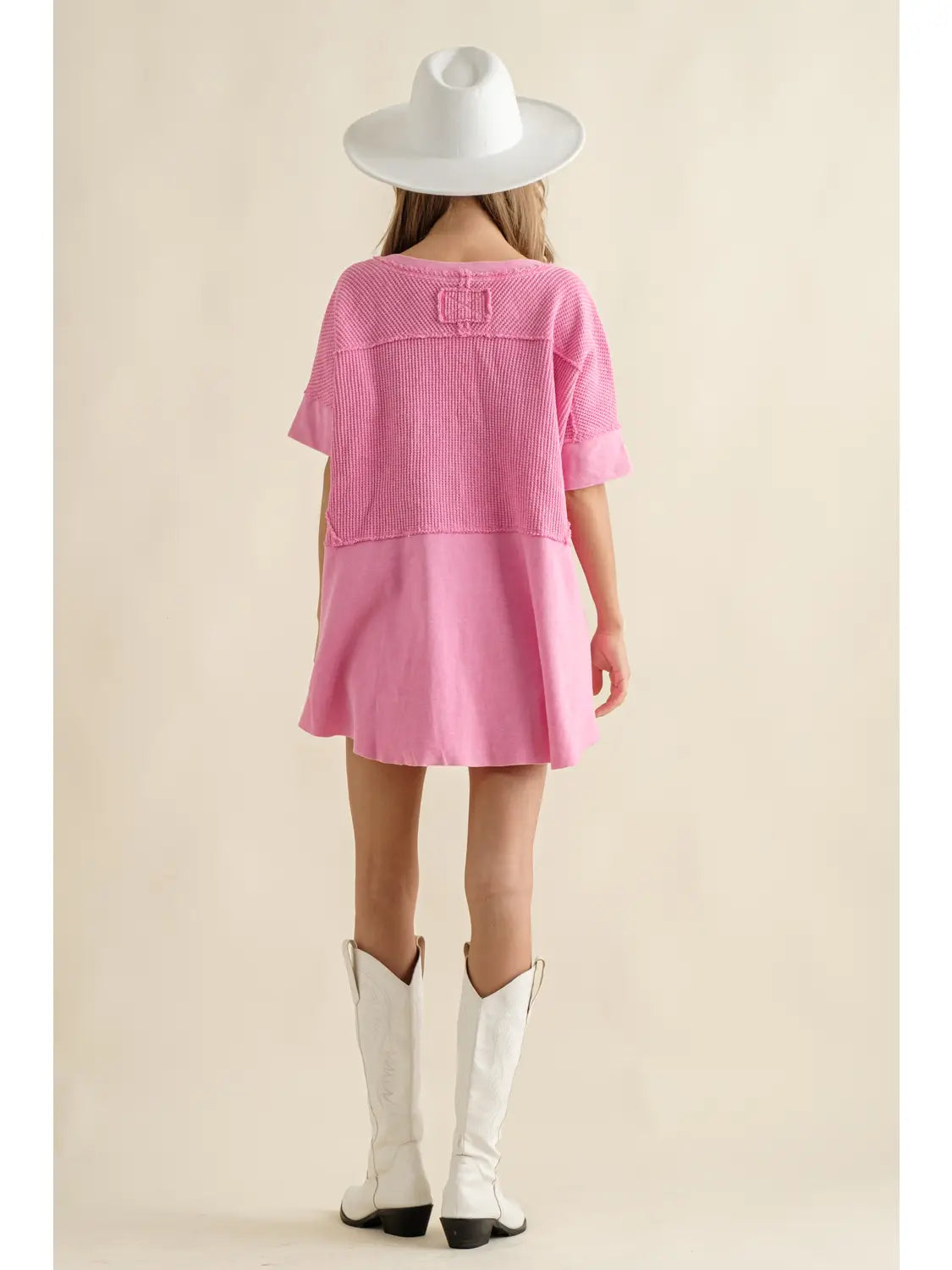 Thermal Knit Oversized Top