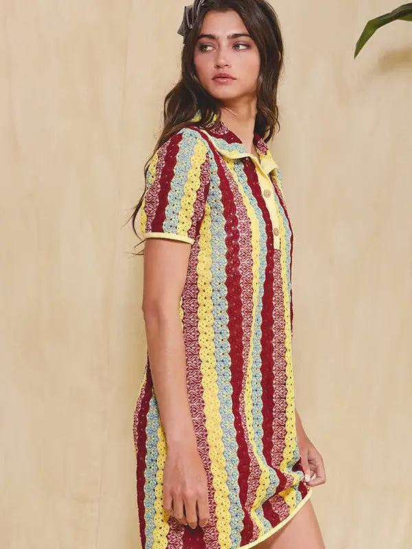 Iris Crochet Dress
