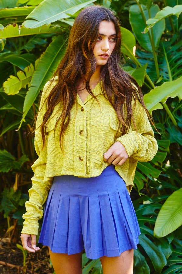 Chrysanthemum Cropped Jacket