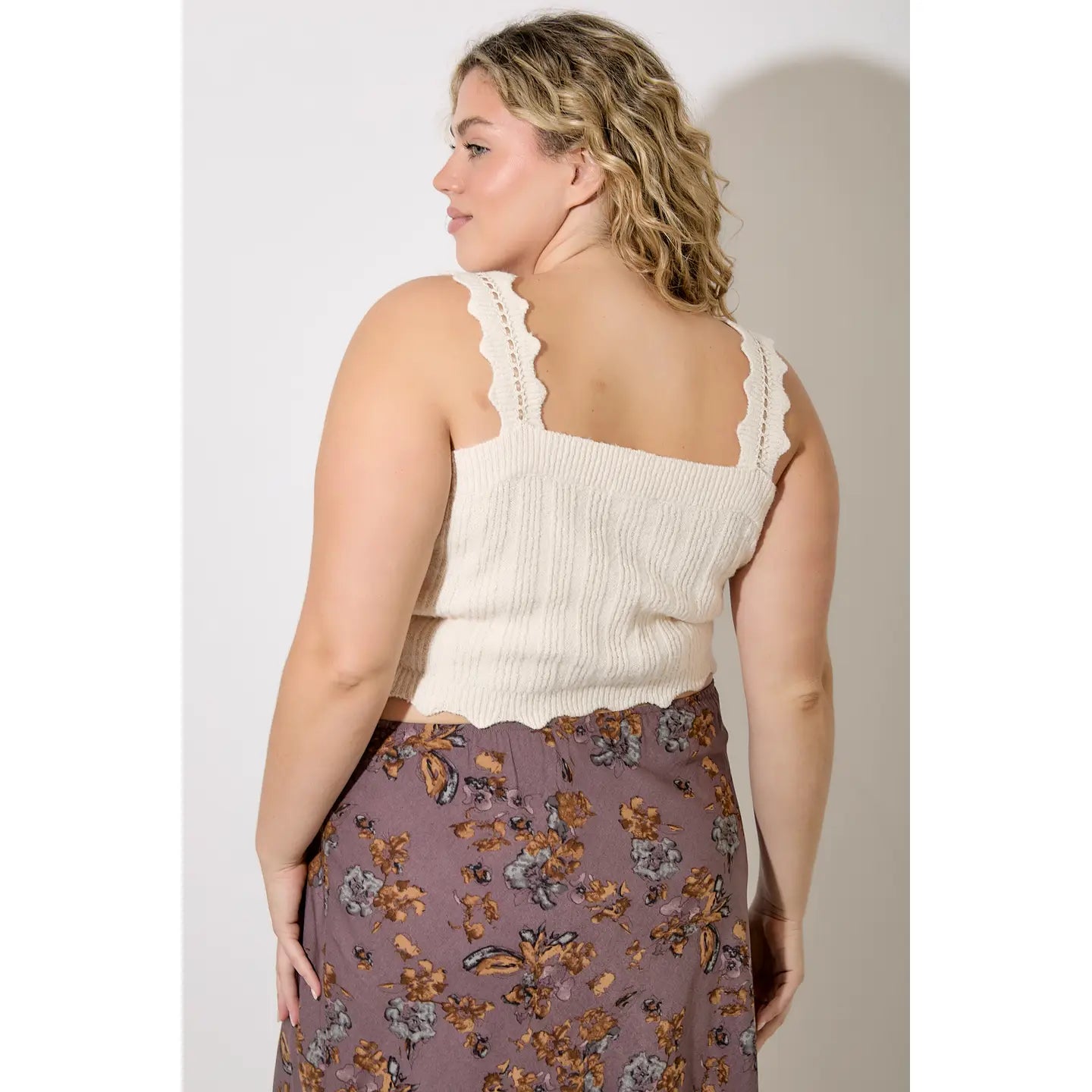 Scallop Sweater Cami