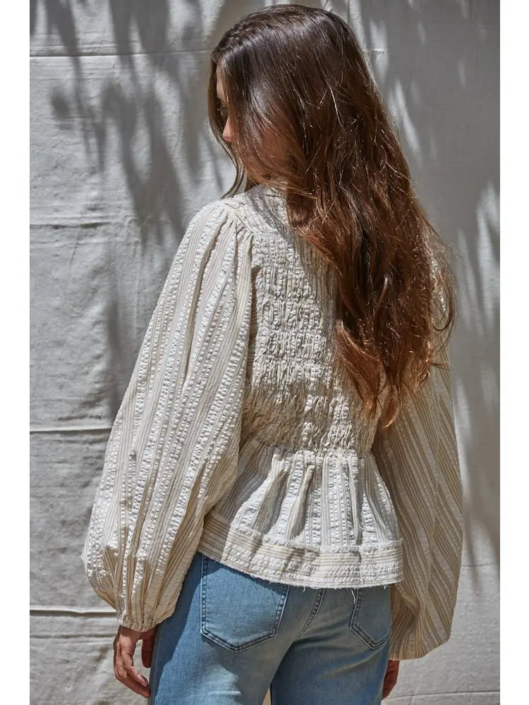 Haze Collared Top