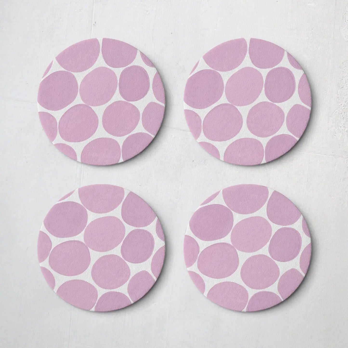 Abstract Grapes Coaster - Set of Four