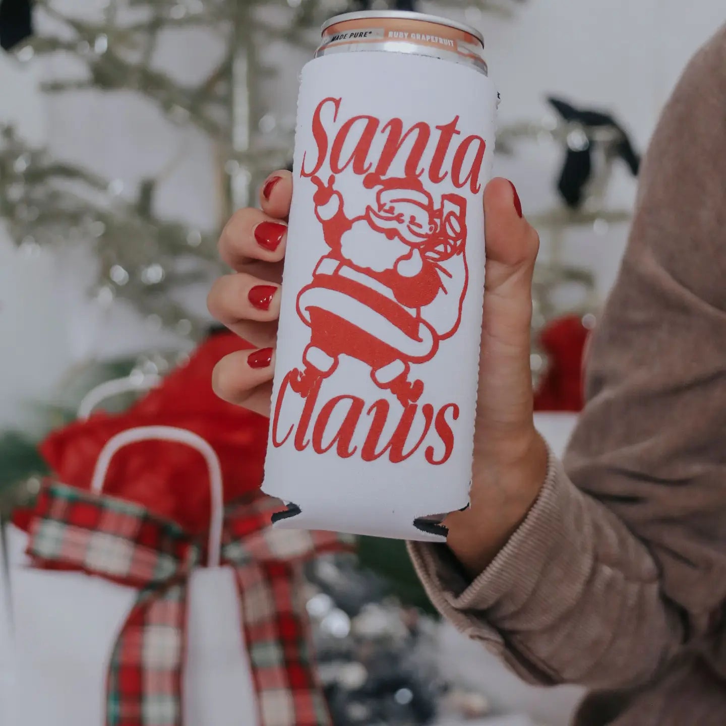 Santa Claws Drink Sleeve