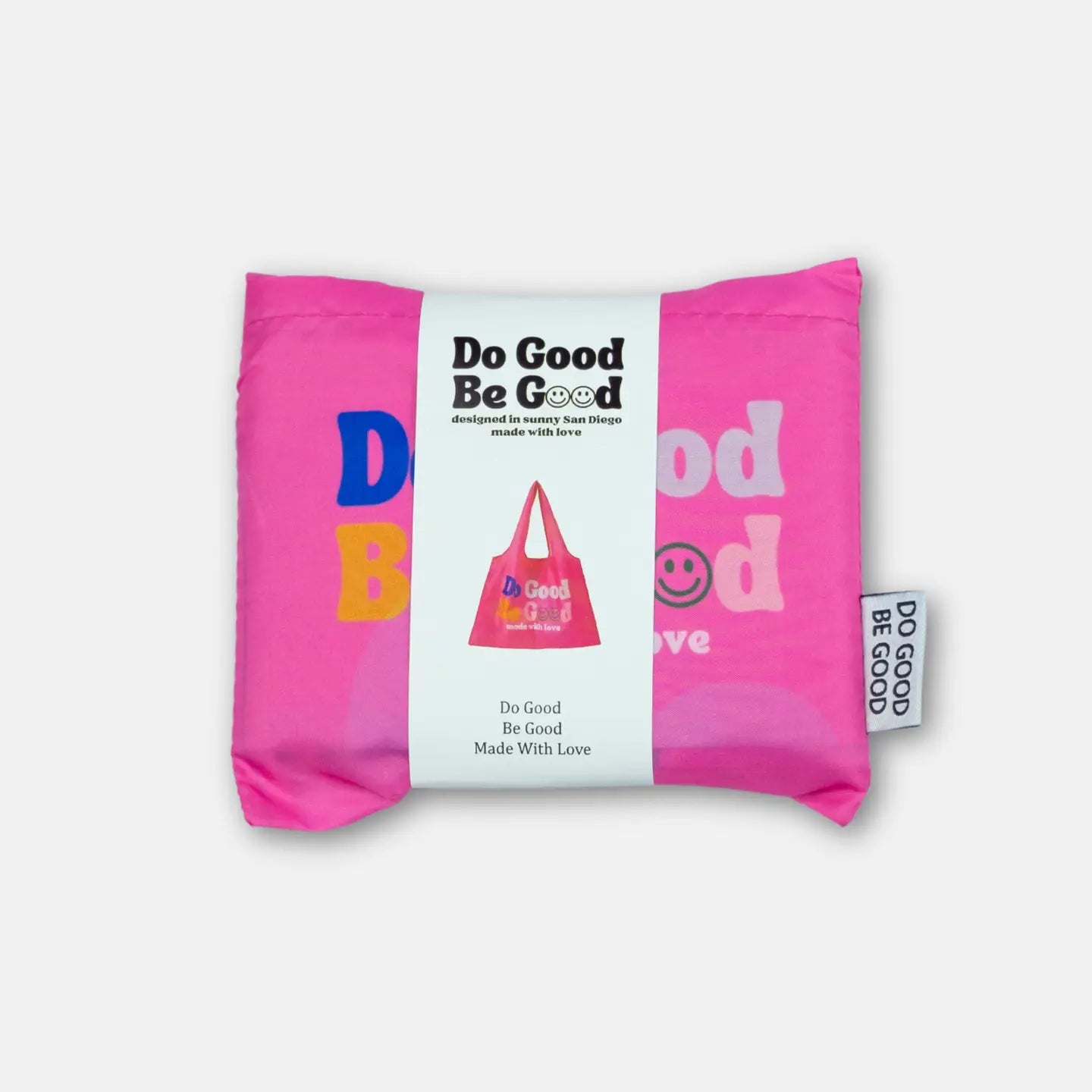 Recycled Foldable Tote Bag - Do Good Be Good