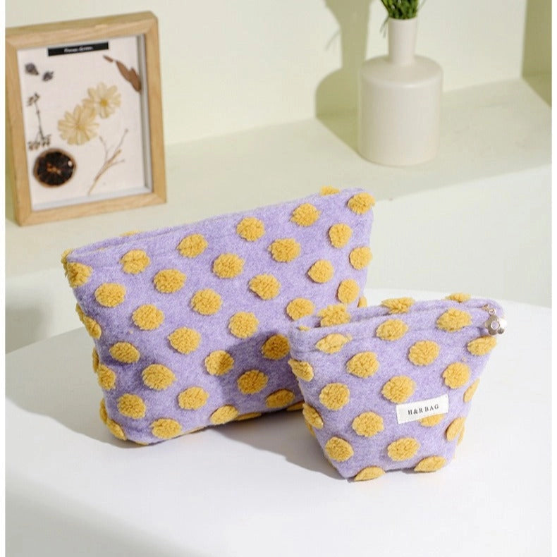 Color Block Cosmetic Bag - Small