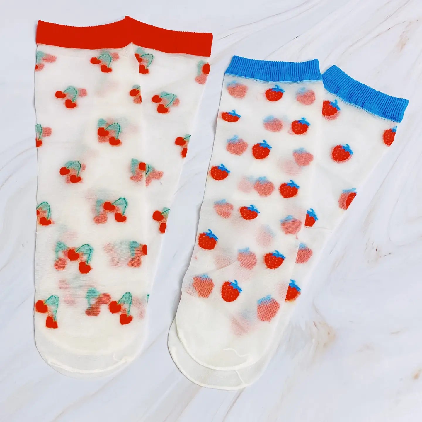 Sweet & Fruity Sheer Socks