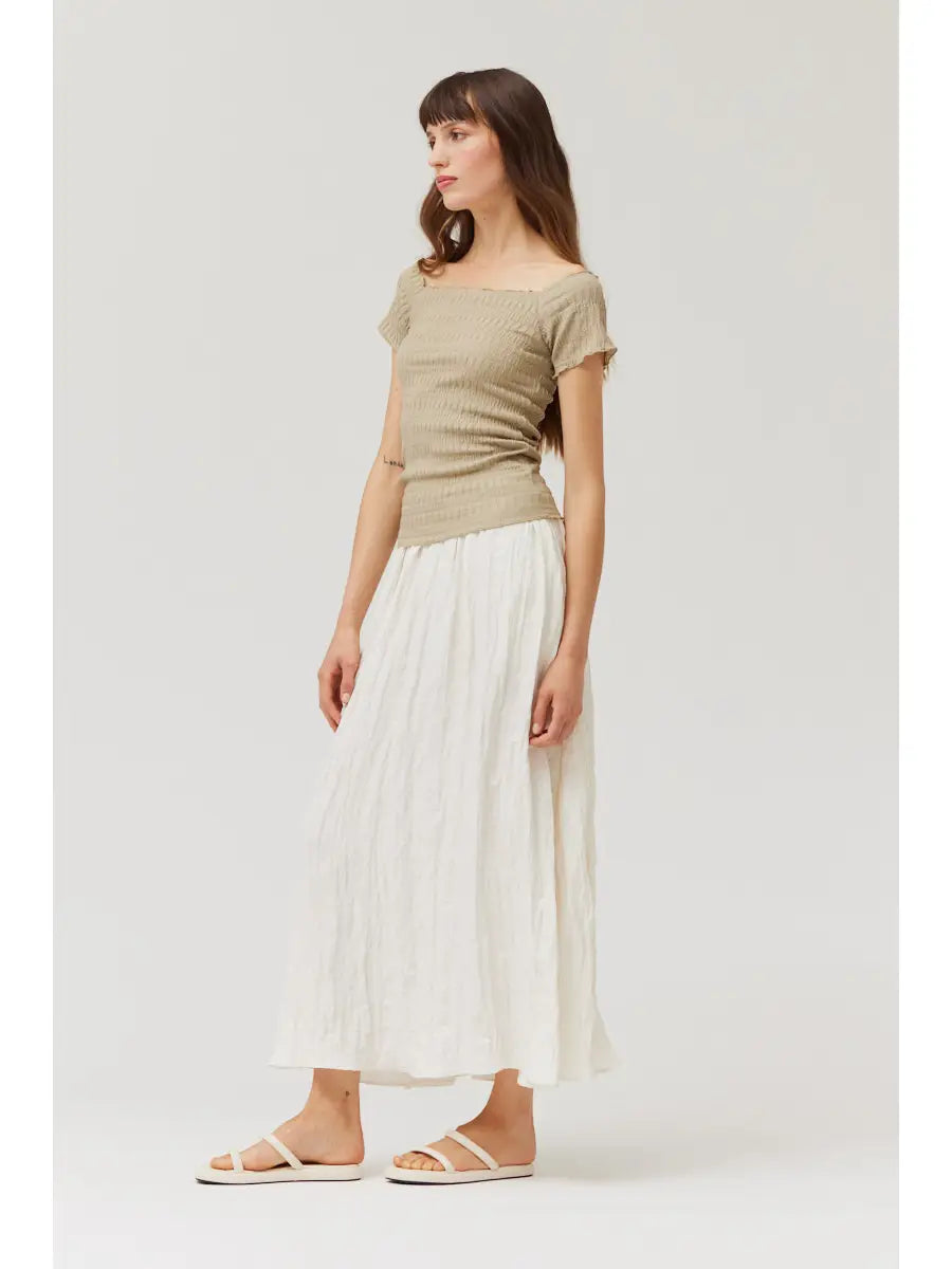 Sage Woven Top