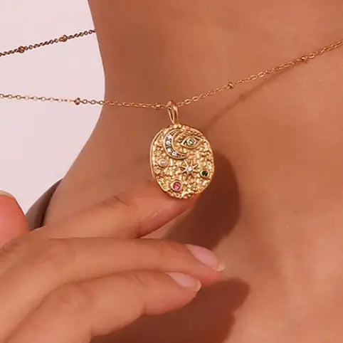 Confetti Coin Necklace