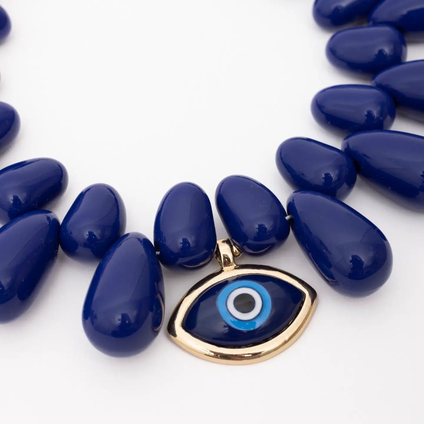 Big Blue Evil Eye Necklace