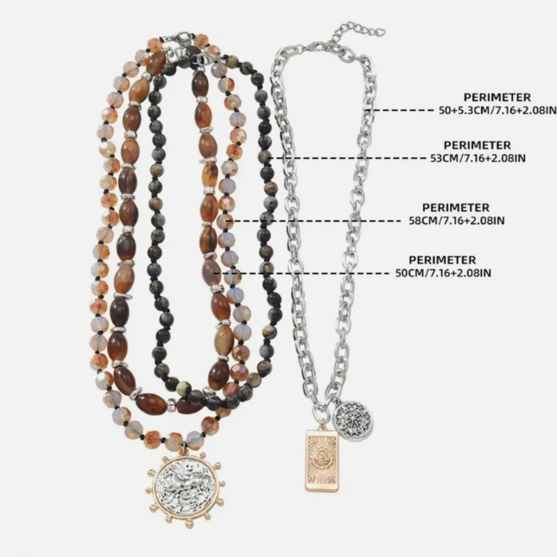 Editorial Mixed Necklaces