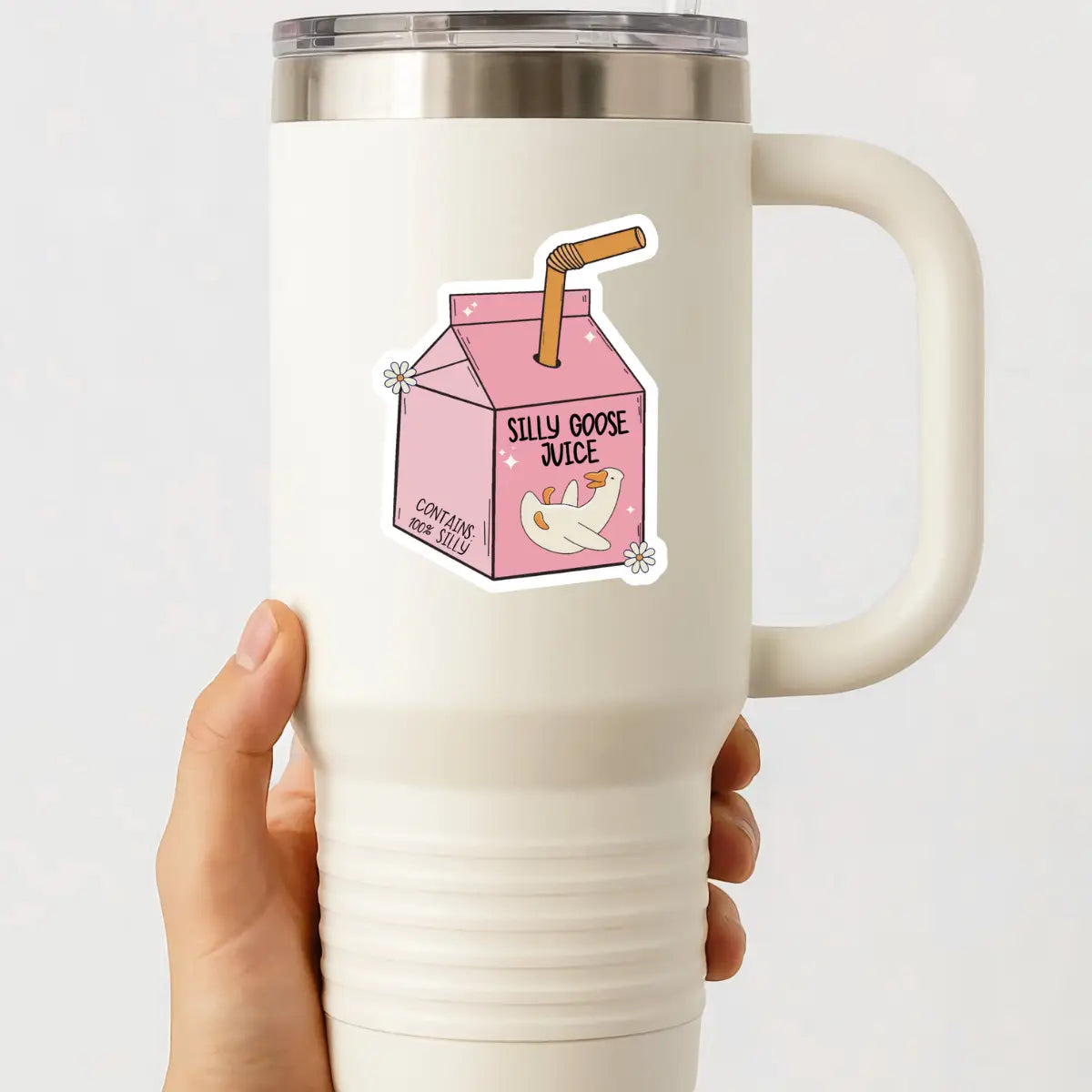 Silly Goose Juice Sticker