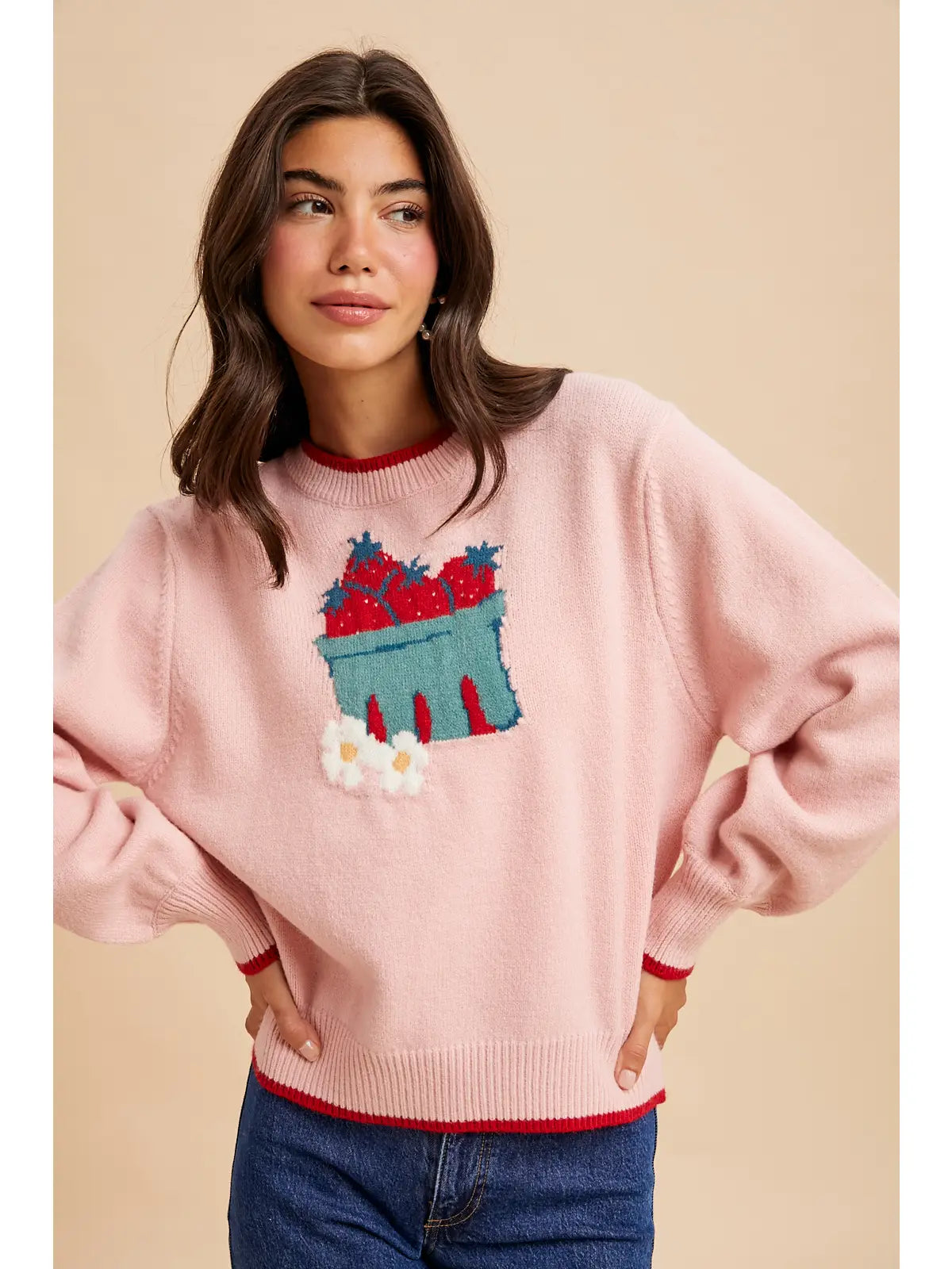 Strawberry Carton Sweater