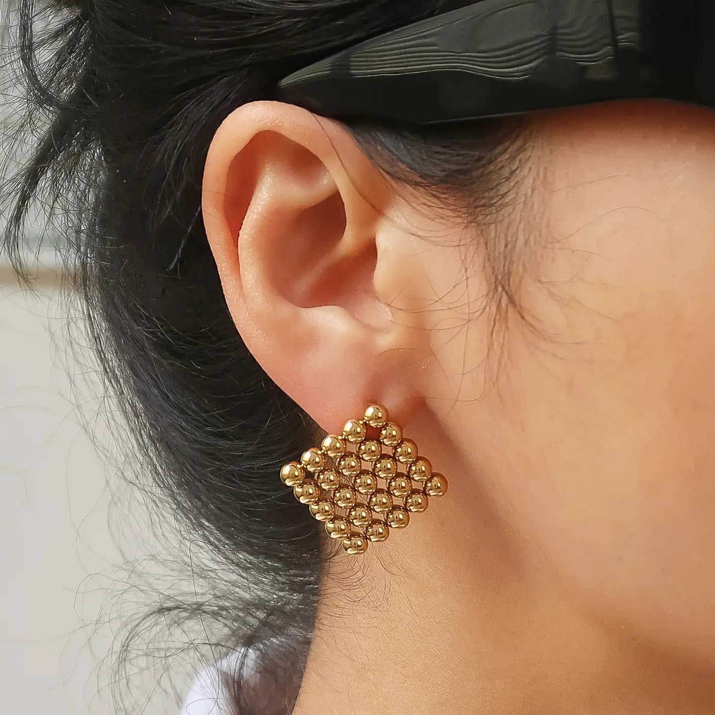 Therese Beaded Stud