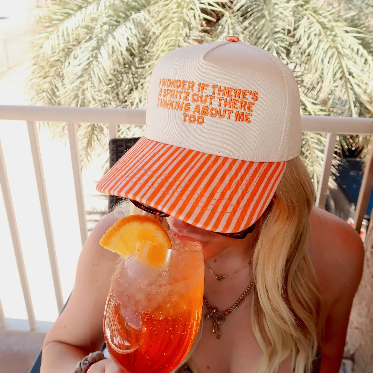 Spritz Striped Hat