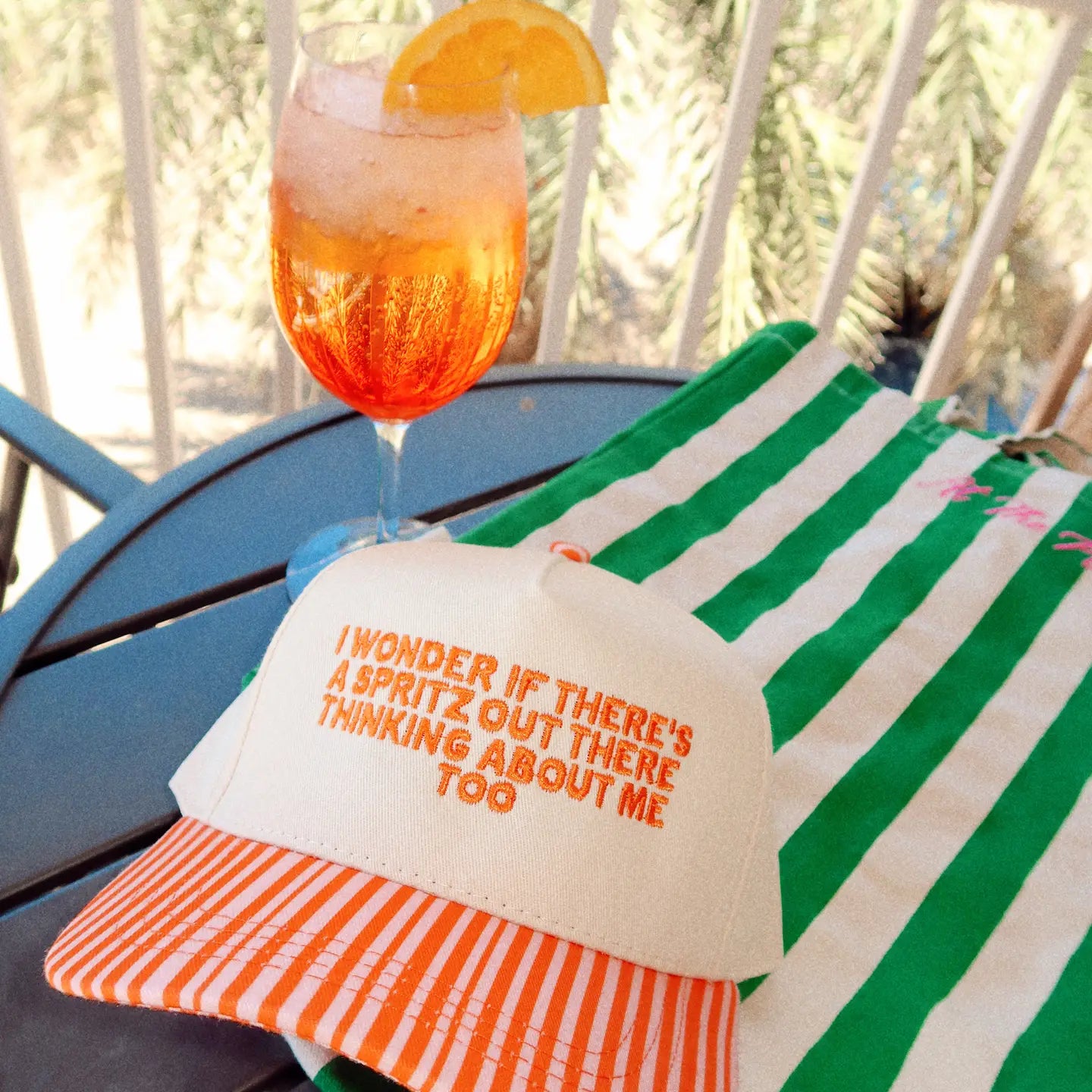 Spritz Striped Hat
