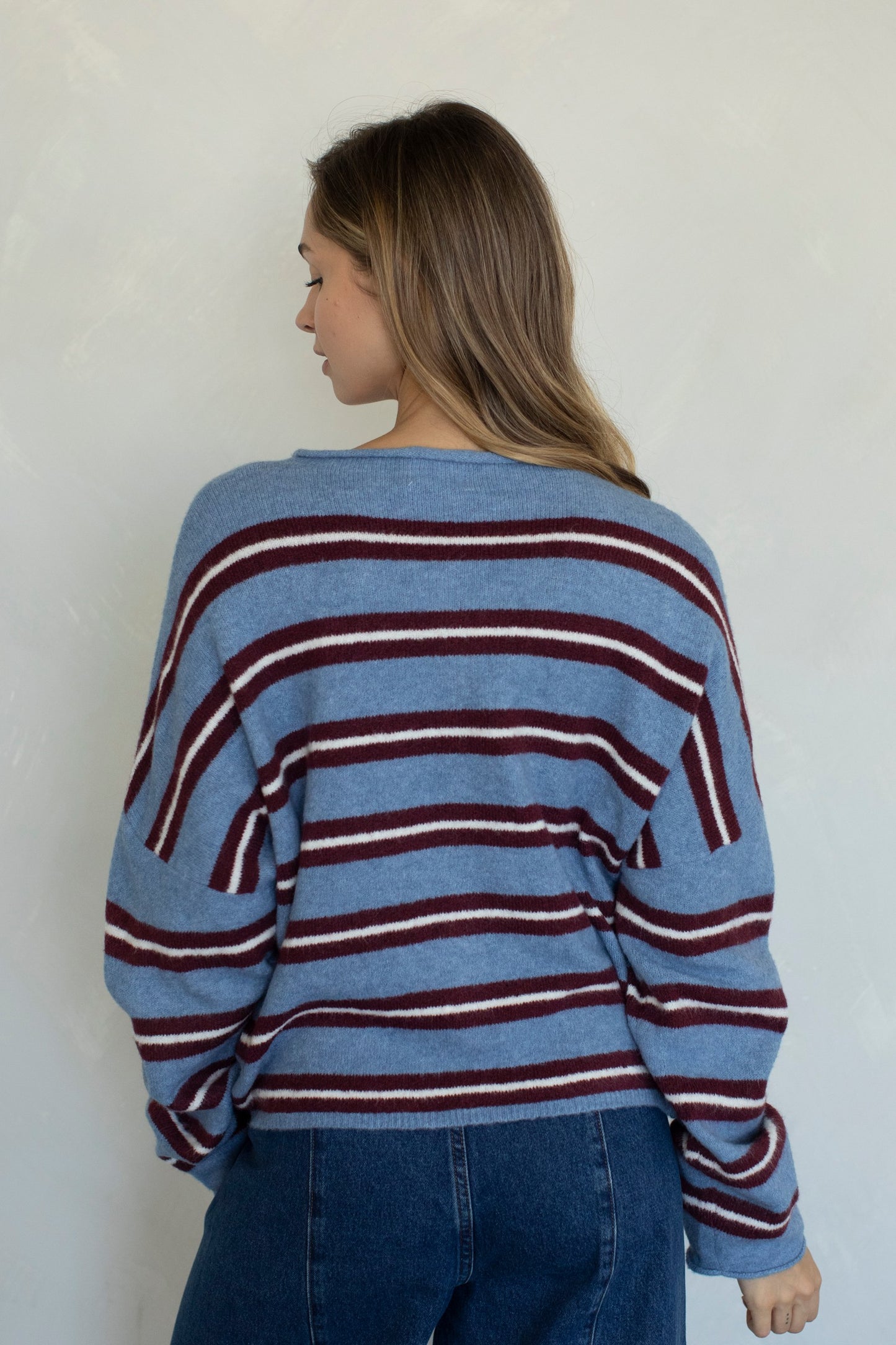 Piper Cardigan - Varsity Stripe