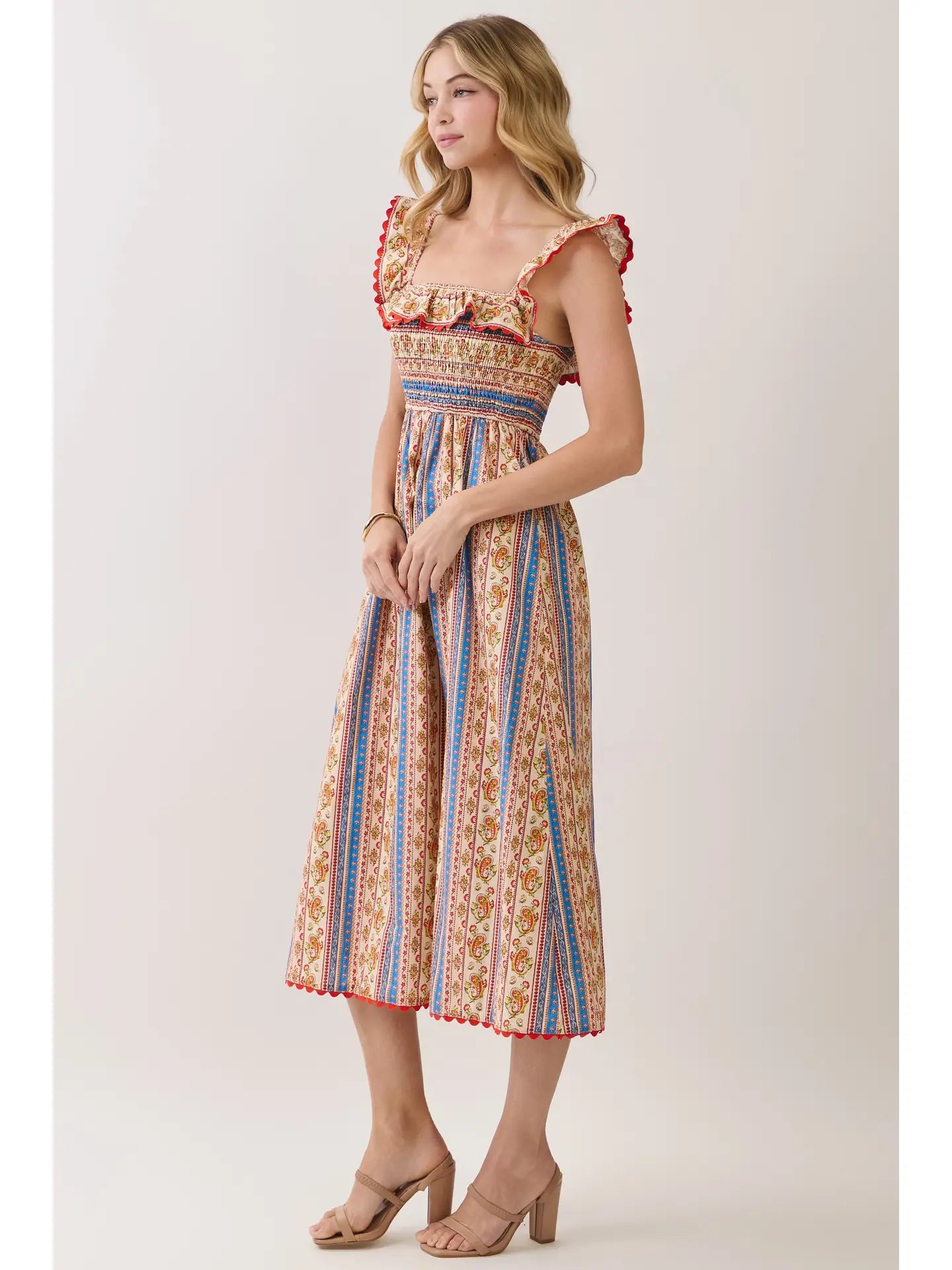 Paisley Midi Dress