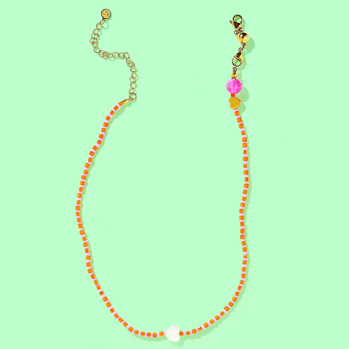 Beaded Heart Necklace