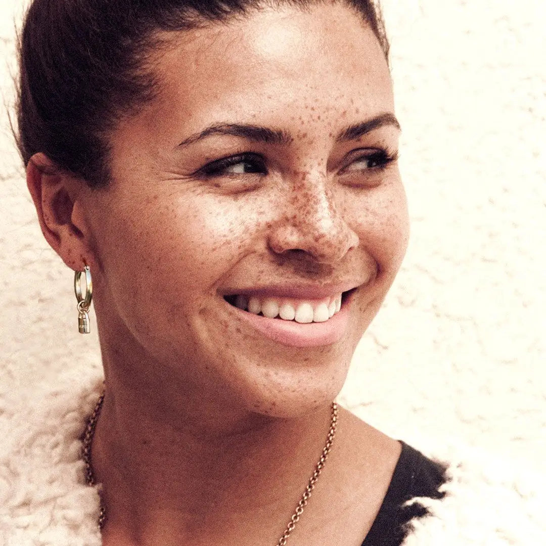 Chunky Hoop Earrings - The Giving Keys