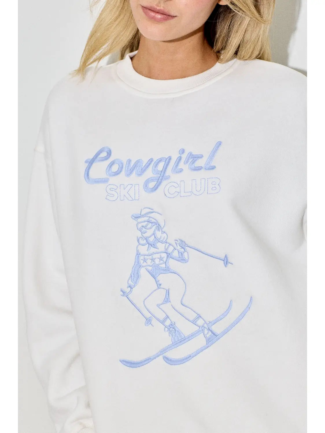 Cowgirl Ski Club Sweatshirt