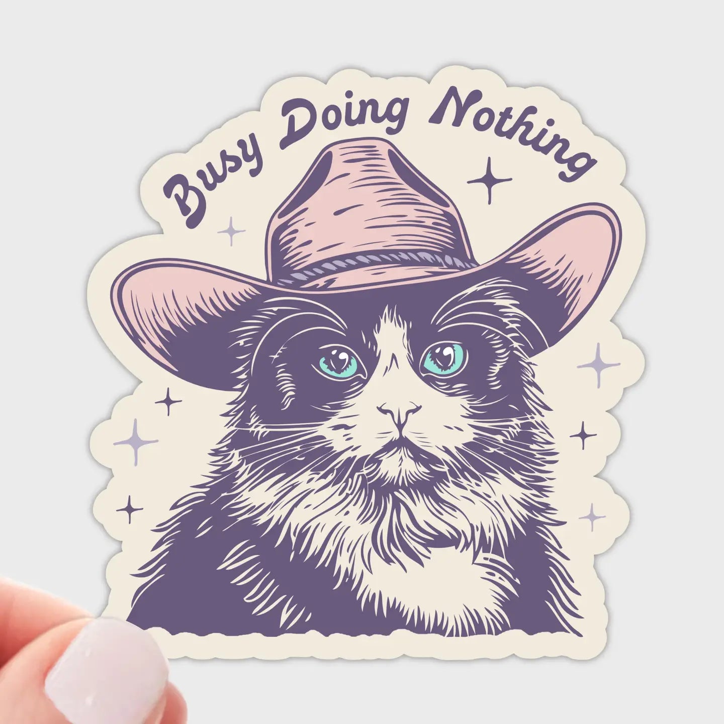 Busy Doing Nothing Sticker