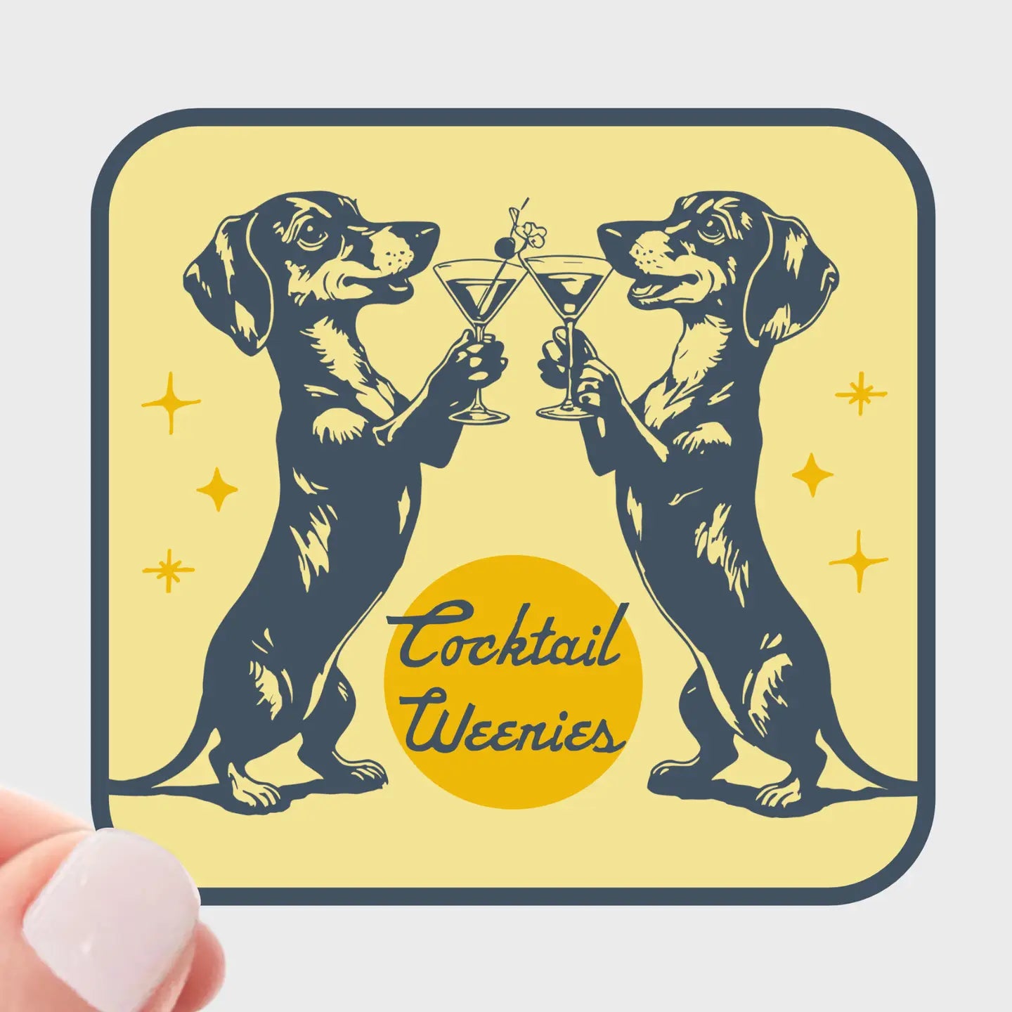 Cocktail Weenies Sticker