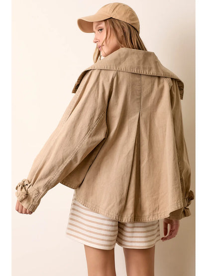 Washed Wide Jacket