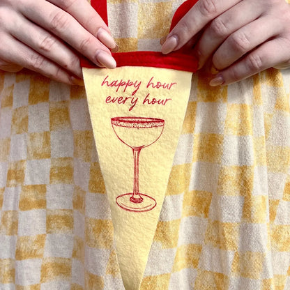 Happy Hour Every Hour Mini Pennant