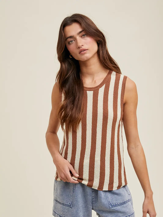 Wishful Thinking Striped Tank