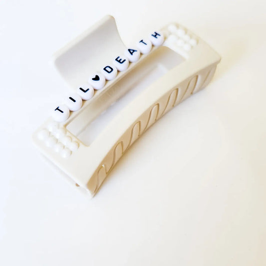 Til Death Wedding Claw Clip