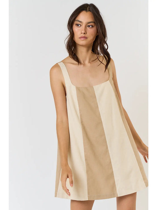 Coastal Charm Linen Dress