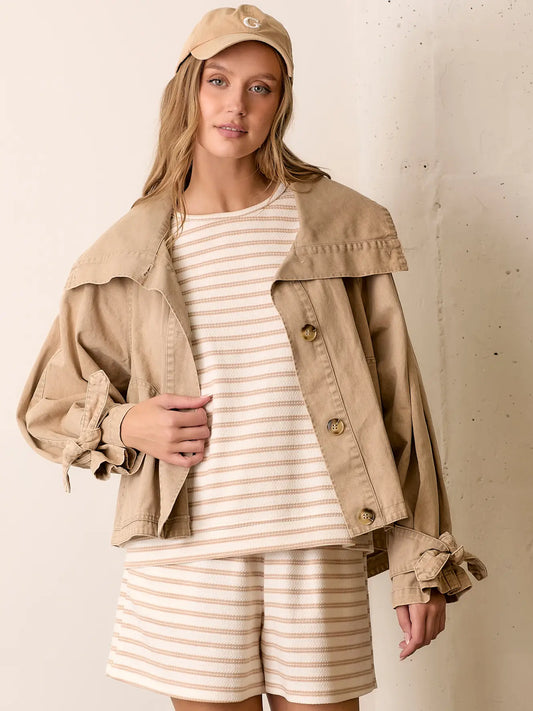 Washed Wide Jacket