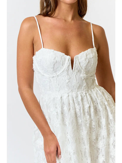 My Girl Lace Bustier Mini Dress