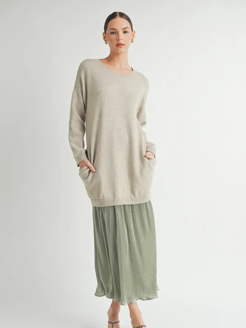 Layered Sweater Dress