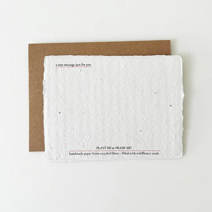Mind The Gap : Plantable Wild Flower Card