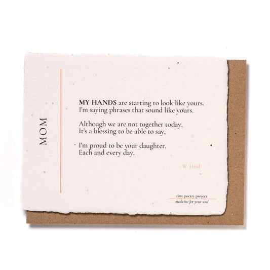 Mom : Plantable Mother’s Day Card