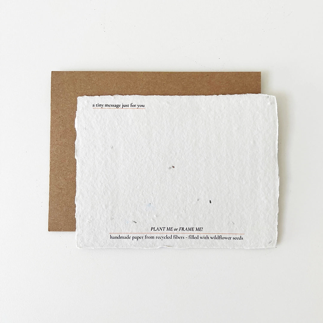 Mom : Plantable Mother’s Day Card